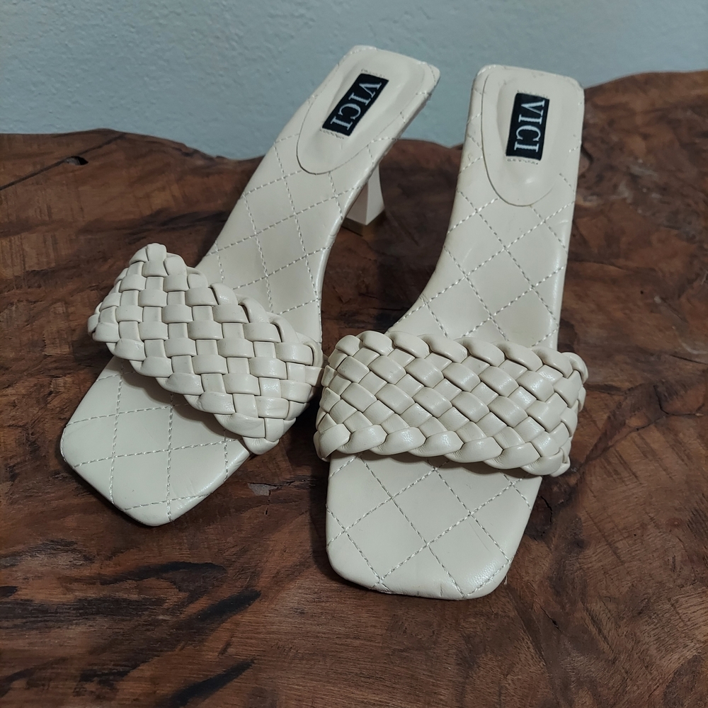 SOLD VICI Braided Heels - Picture 2 of 7